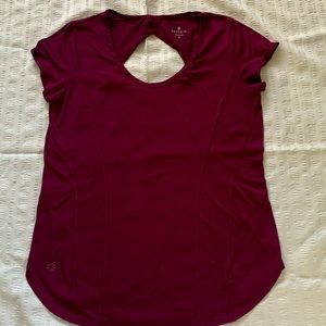 Athleta women’s short sleeve shirt purple size small